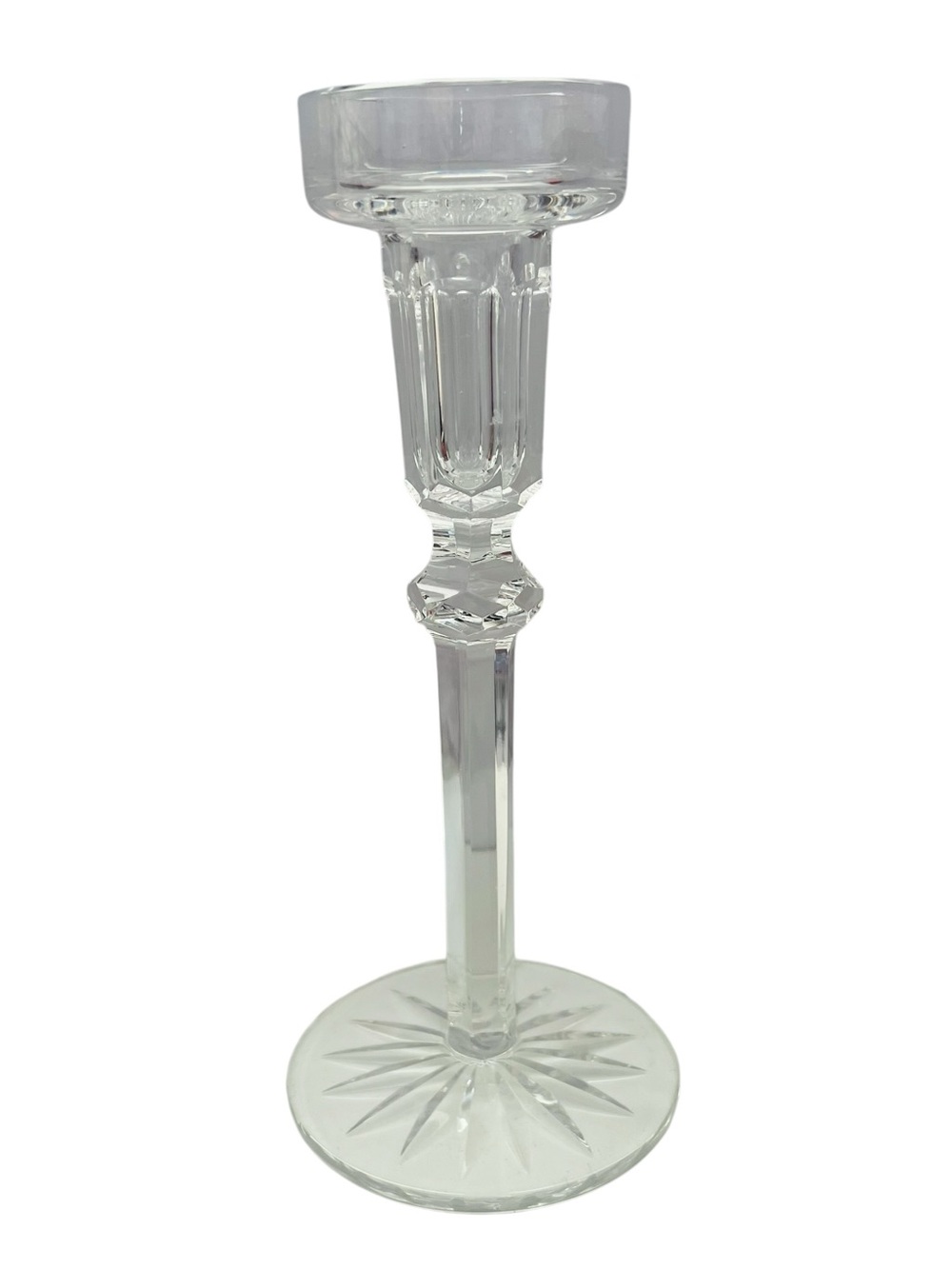 Waterford Crystal Tall Single Light Candle Holder